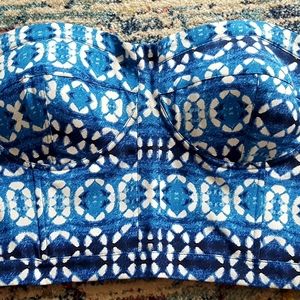 NWOT Rebecca Minkoff silk corset style top size 10